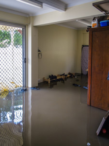 Room Filled with Flood Water