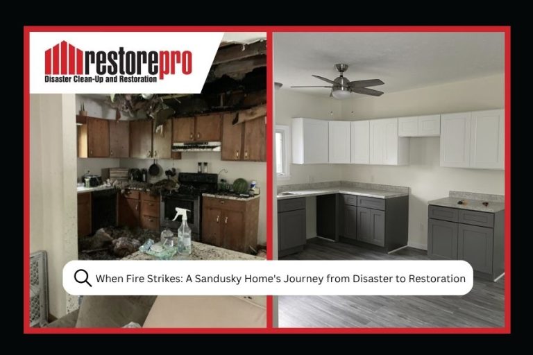 When Fire Strikes A Sandusky Home's Journey from Disaster to Restoration