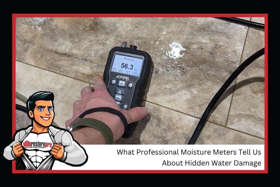 What Professional Moisture Meters Tell Us About Hidden Water Damage